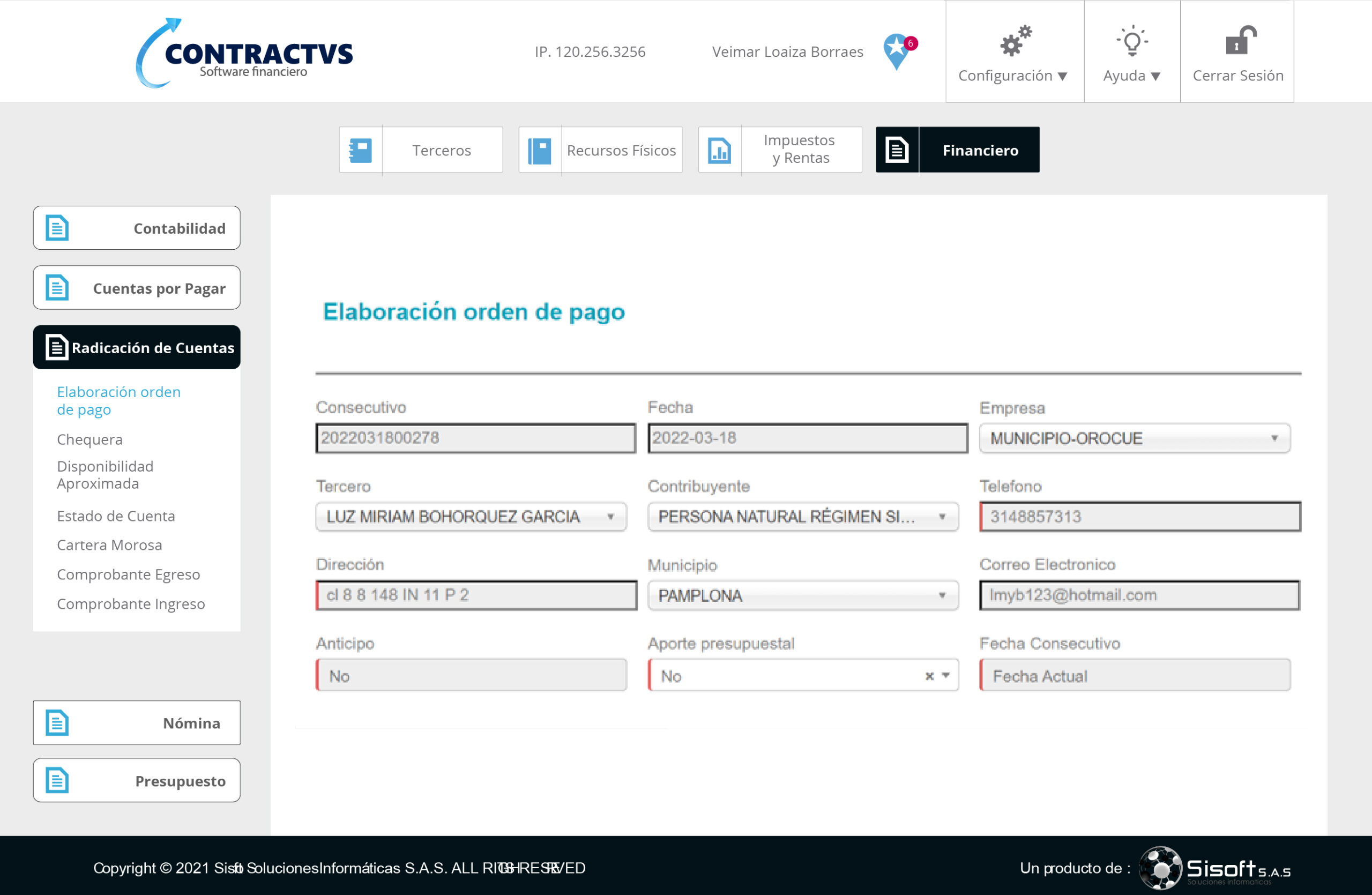 Orden de pago